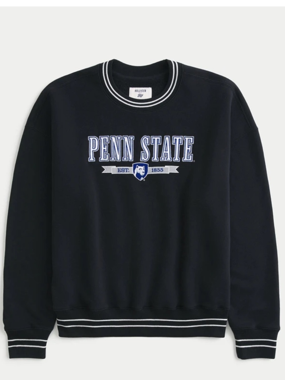 College Corner Hollister Boxy Penn State University Graphic Crew Sweatshirt